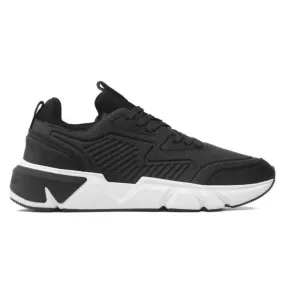 Calvin Klein Low Top Lace Up Knit Trainer HM0HM00647-BLK