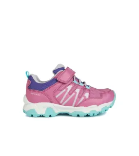 Geox Junior Girls Pink Runner Magnetar J264LA