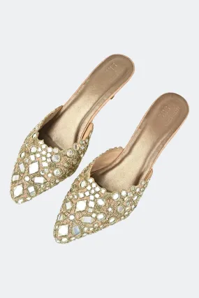 Golden Hour Kitten Heels For Women