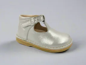 Infant Girls Shoes Petasil Silver Grey Buckle Cooper 20934 sale