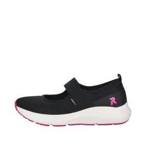 Ladies Rieker Bar Trainers Sneakers black 42102-00 Evolution SALE