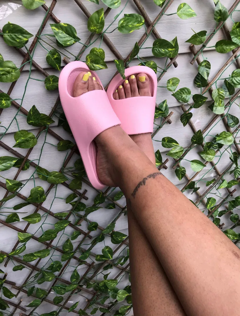 PINK GIRLS LOVE STYLE SLIDES