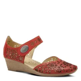 Spring Step Nougat Mary Jane ShoeS - Red